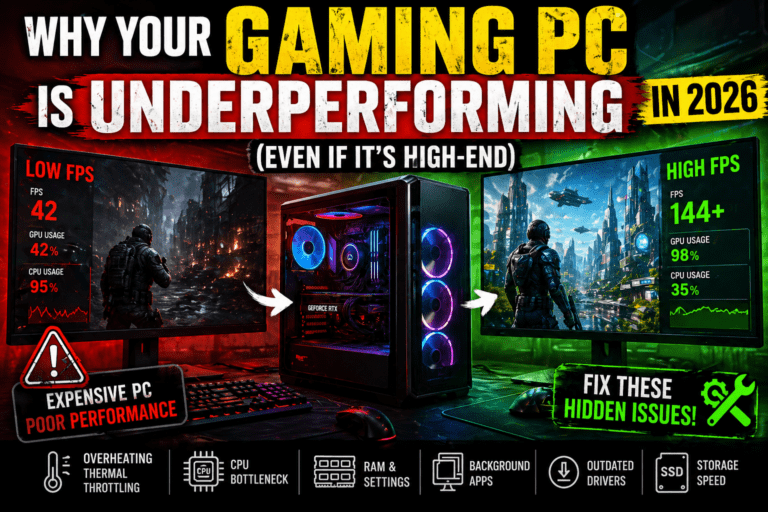 gaming PC underperforming 2026
