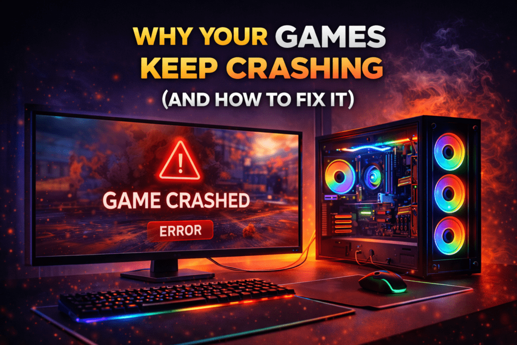 why do my games keep crashing