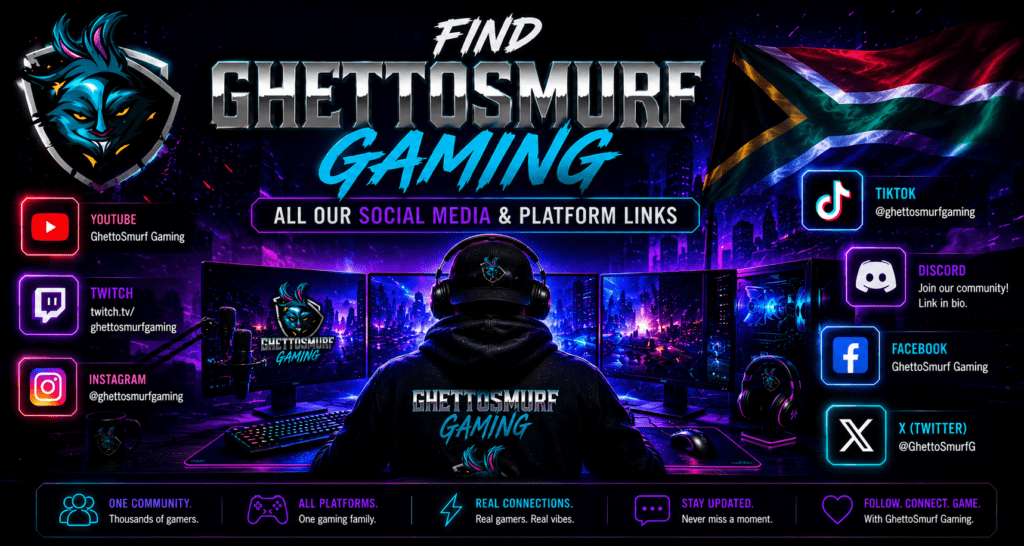 GhettoSmurf Gaming Social Media Platforms & Community