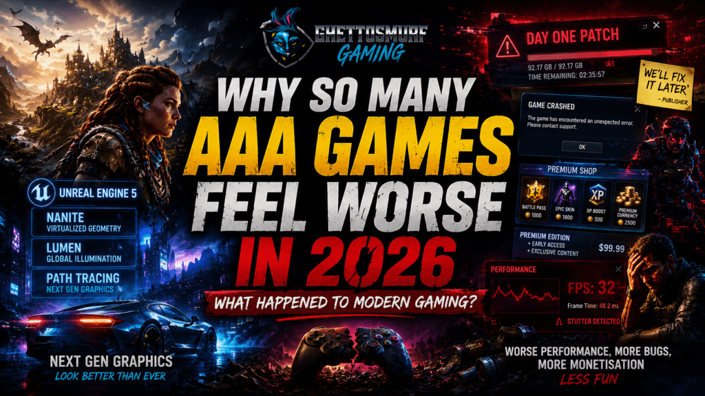 Why So Many Morden AAA games 2026 Feel Worse