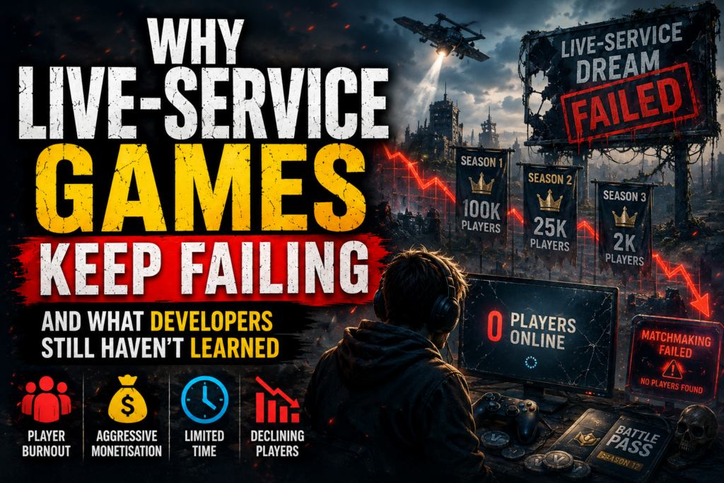 Why live-service games keep failing?