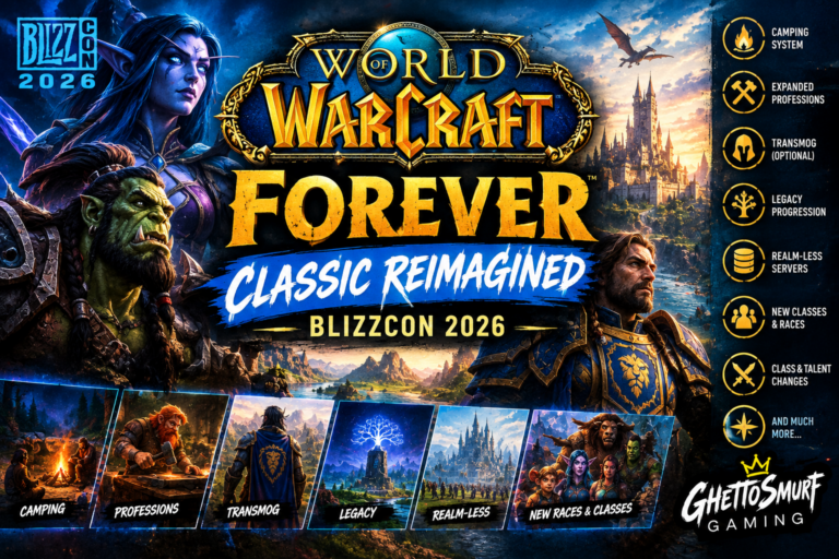 World of Warcraft Forever BlizzCon 2026 deep dive revealing new Classic WoW features